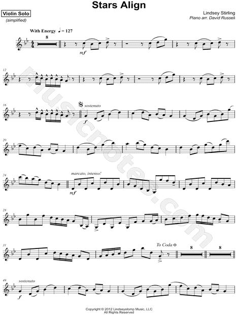 Collection: Stars Align - Violin & Piano [Simplified Version]