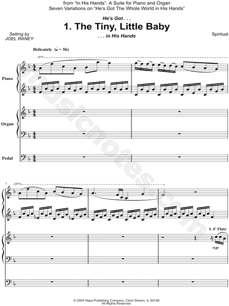 Collection: In His Hands Suite: Seven Variations on "He's Got the Whole World in His Hands"