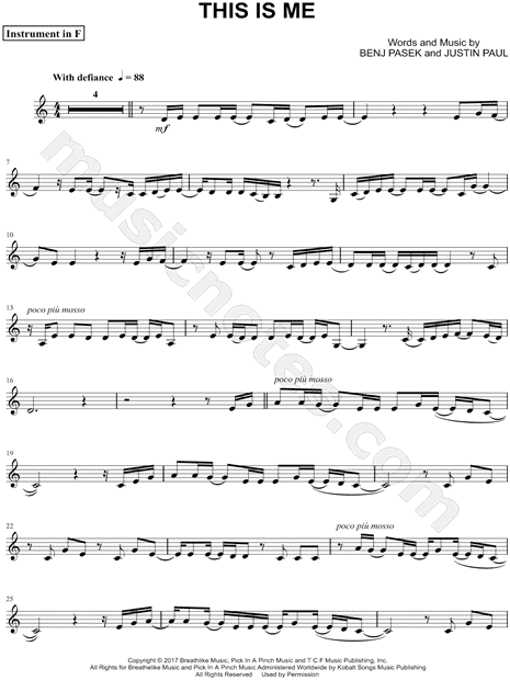 Collection: This Is Me - F Instrument & Piano