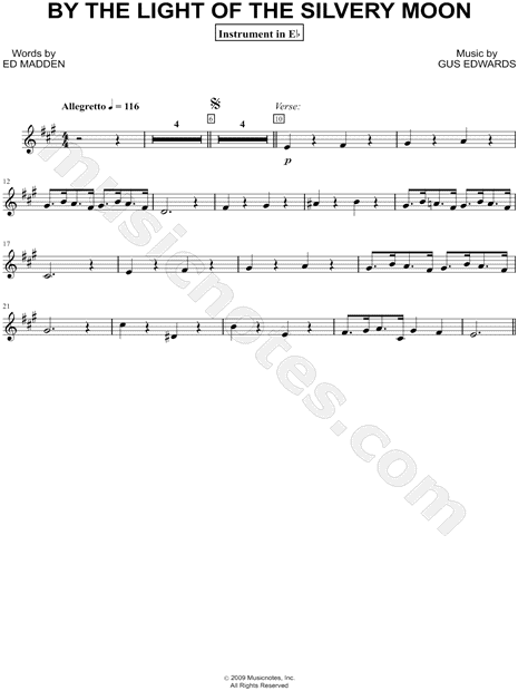 Collection: By the Light of the Silvery Moon - Eb Instrument & Piano