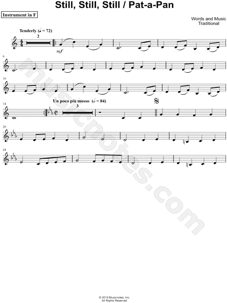 Collection: Still, Still, Still / Pat-a-Pan - F Instrument & Piano