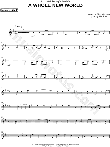 Collection: A Whole New World - F Instrument & Piano