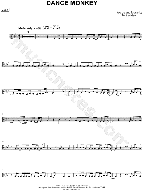 Collection: Dance Monkey - Viola & Piano