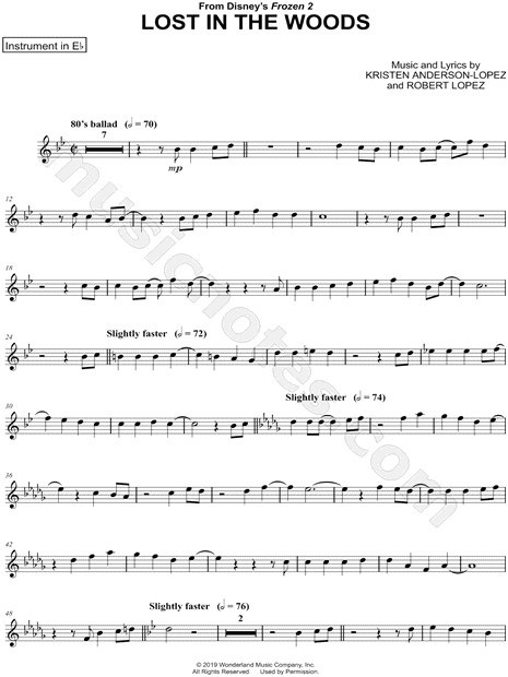 Collection: Lost in the Woods - Eb Instrument & Piano