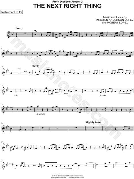 Collection: The Next Right Thing - Eb Instrument & Piano