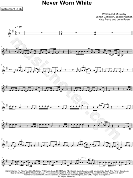 Collection: Never Worn White - Bb Instrument & Piano