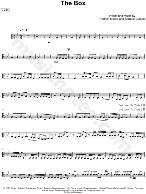 Collection: The Box - Viola & Piano