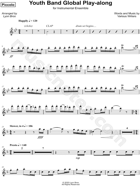 Collection: Youth Band Global Play-Along - All Parts