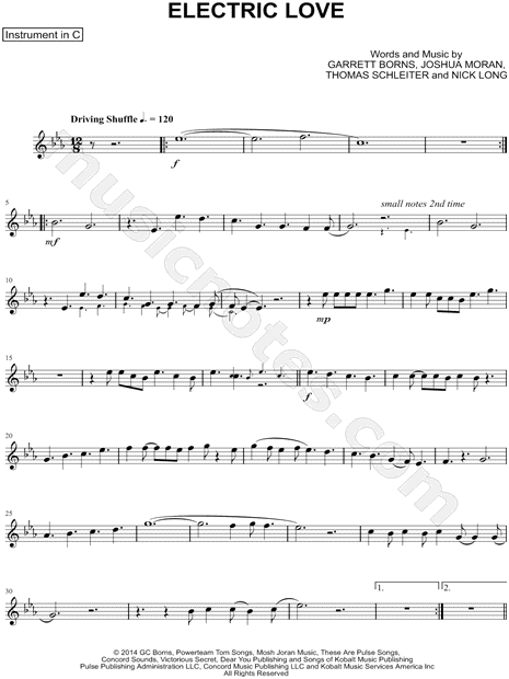 Collection: Electric Love - C Instrument & Piano