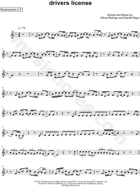 Collection: drivers license - F Instrument & Piano