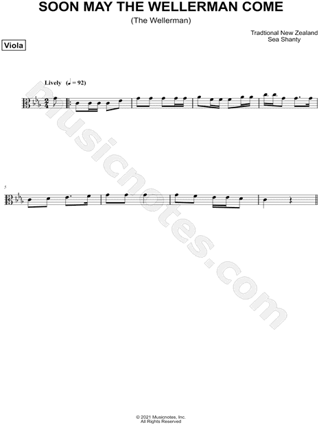 Collection: Soon May the Wellerman Come - Viola & Piano
