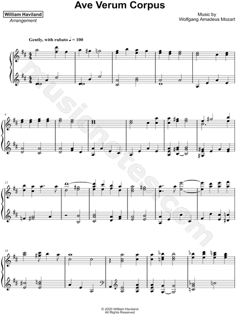 Collection: William Haviland Mozart Collection