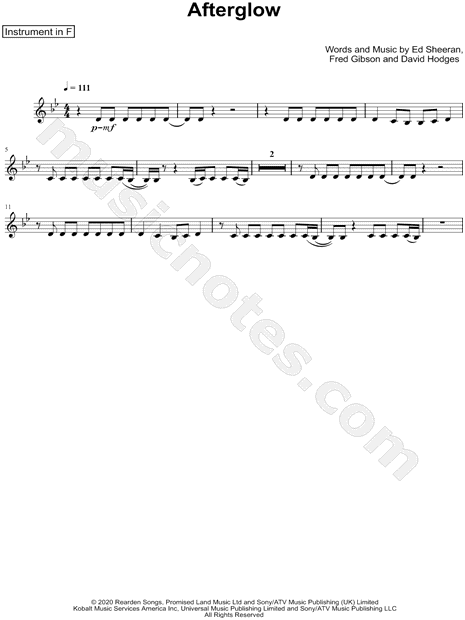 Collection: Afterglow - F Instrument & Piano