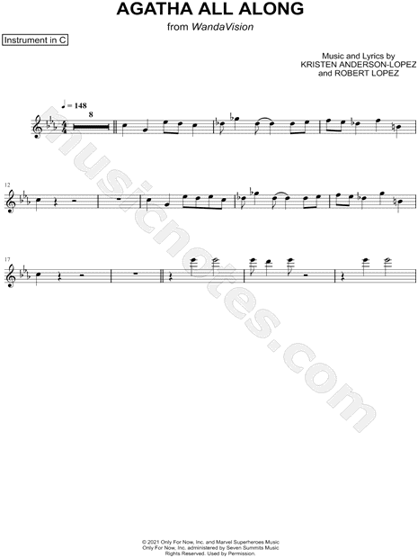 Collection: Agatha All Along - C Instrument & Piano