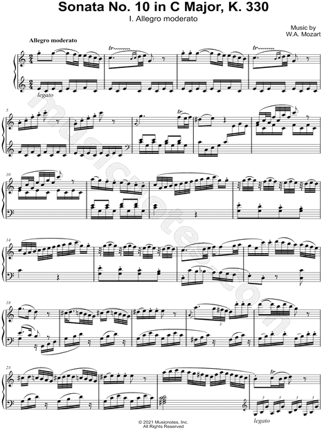 Collection: Piano Sonata No.10 in C Major