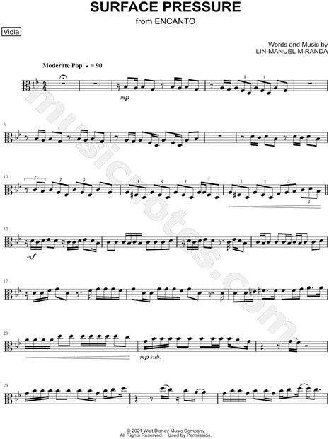 Collection: Surface Pressure - Viola & Piano