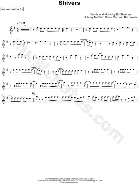 Collection: Shivers - Eb Instrument & Piano