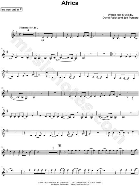 Collection: Africa - F Instrument & Piano