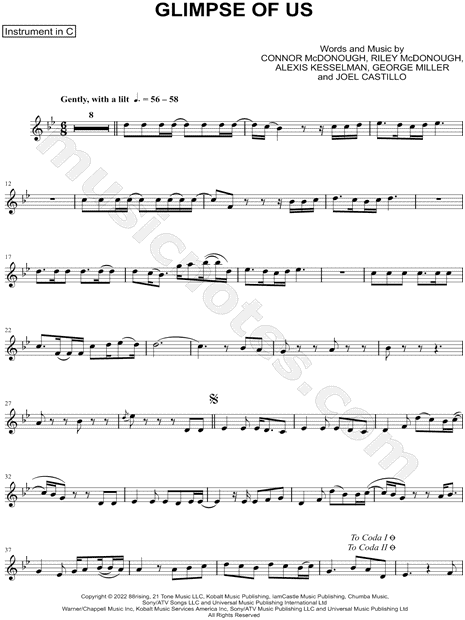 Collection: Glimpse of Us - C Instrument & Piano