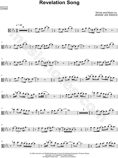 Collection: Revelation Song - Viola & Piano