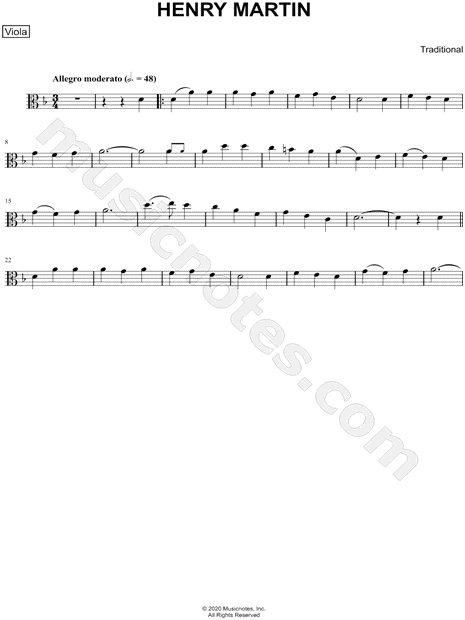 Collection: Henry Martin - Viola & Piano