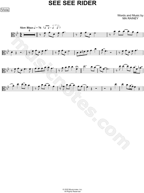 Collection: See See Rider - Viola & Piano