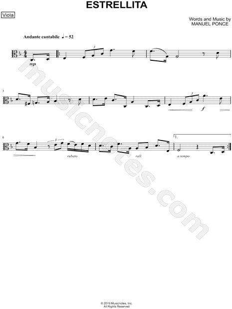 Collection: Estrellita - Viola & Piano