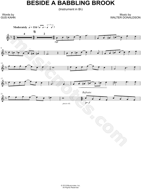 Collection: Beside a Babbling Brook - Bb Instrument & Piano