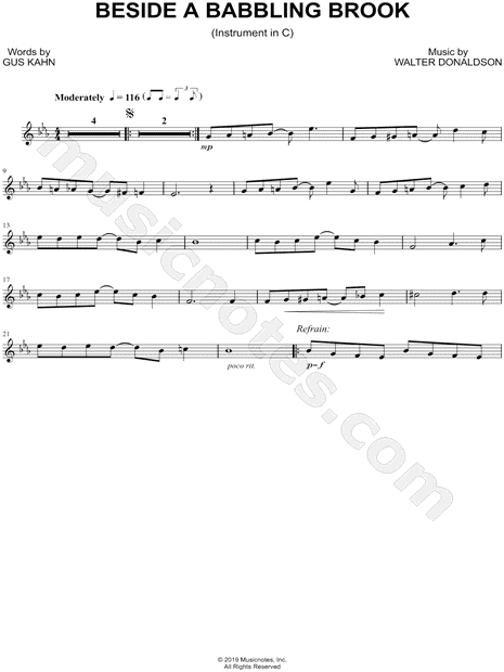 Collection: Beside a Babbling Brook - C Instrument & Piano