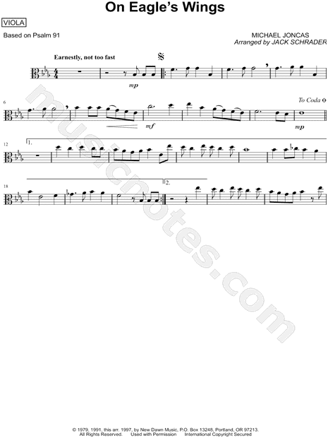 Collection: On Eagle's Wings - Viola & Piano