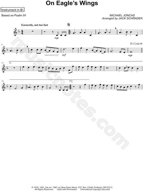 Collection: On Eagle's Wings - Bb Instrument & Piano