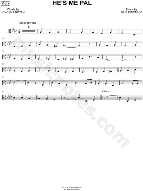 Collection: He's Me Pal - Viola & Piano