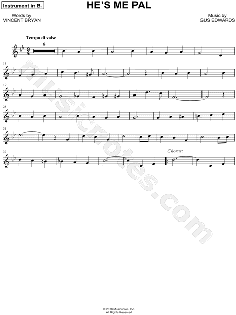 Collection: He's Me Pal - Bb Instrument & Piano