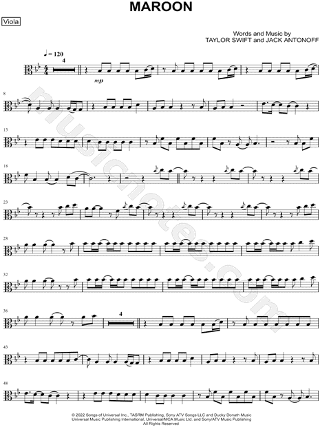 Collection: Maroon - Viola & Piano