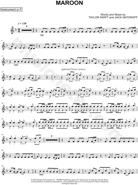 Collection: Maroon - F Instrument & Piano