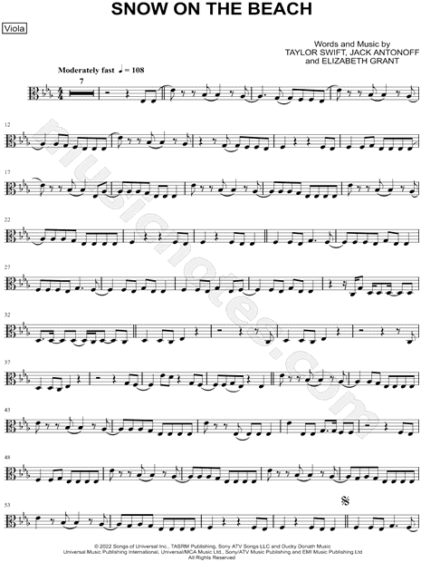 Collection: Snow on the Beach - Viola & Piano