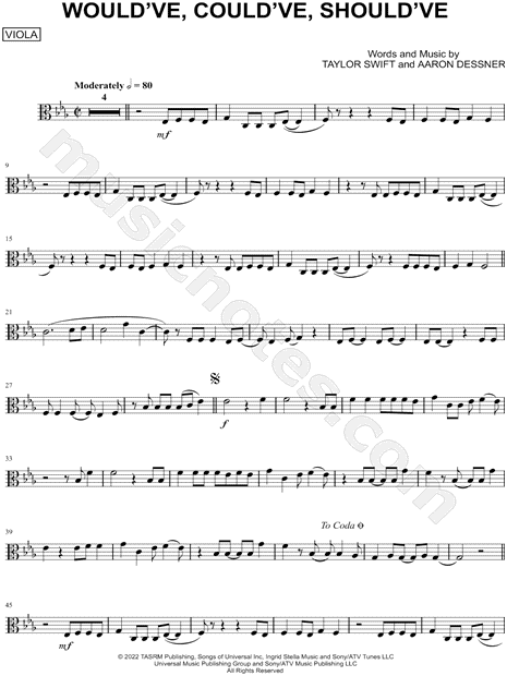 Collection: Would've, Could've, Should've - Viola & Piano