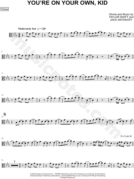 Collection: You're on Your Own, Kid - Viola & Piano