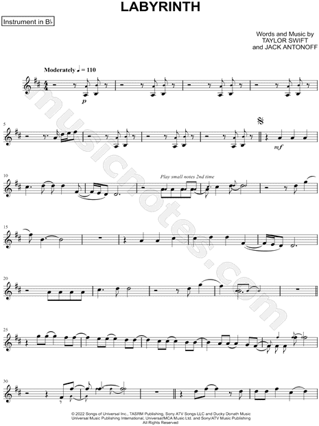 Collection: Labyrinth - Bb Instrument & Piano