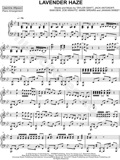 Collection: Midnights: Piano Sheet Music Collection