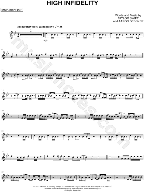 Collection: High Infidelity - F Instrument & Piano