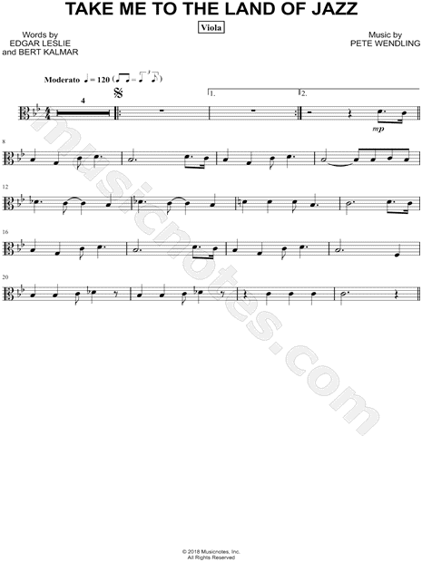 Collection: Take Me to the Land of Jazz - Viola & Piano