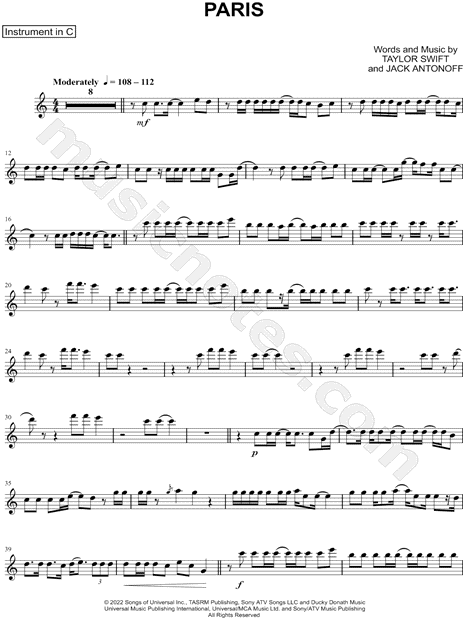 Collection: Paris - C Instrument & Piano