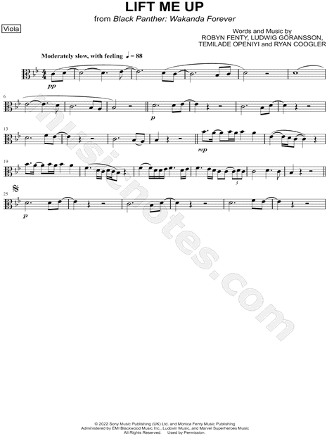 Collection: Lift Me Up - Viola & Piano