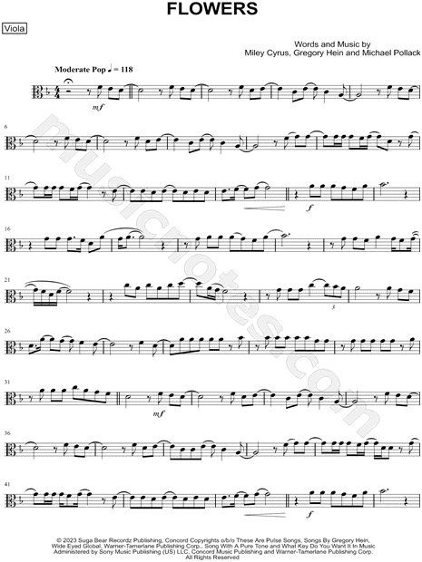 Collection: Flowers - Viola & Piano