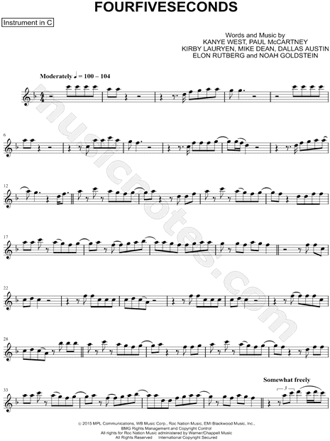 Collection: FourFiveSeconds - C Instrument & Piano