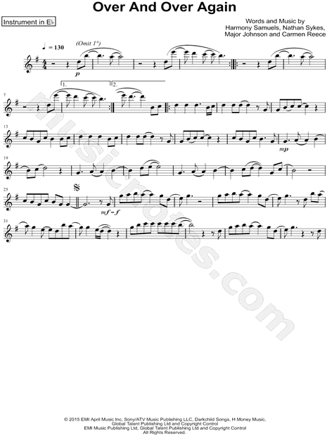 Collection: Over and Over Again - Eb Instrument & Piano