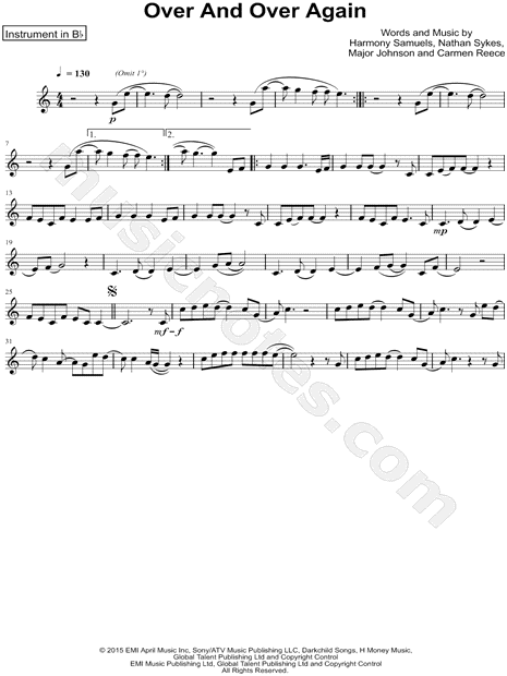Collection: Over and Over Again - Bb Instrument & Piano