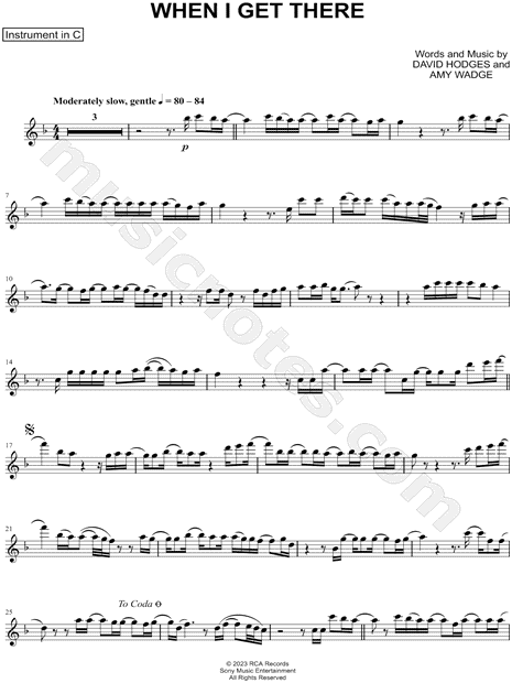 Collection: When I Get There - C Instrument & Piano