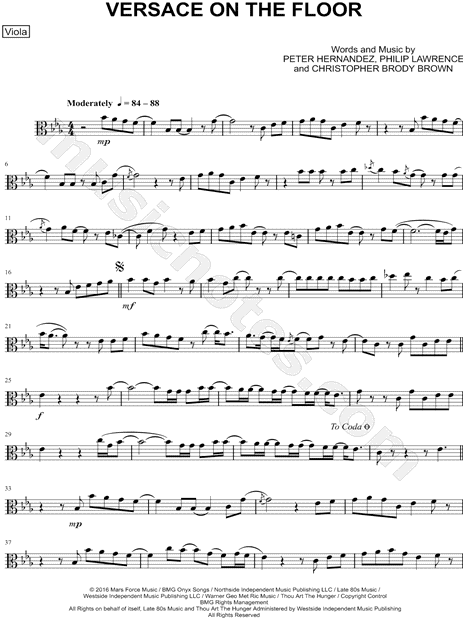 Collection: Versace on the Floor - Viola & Piano